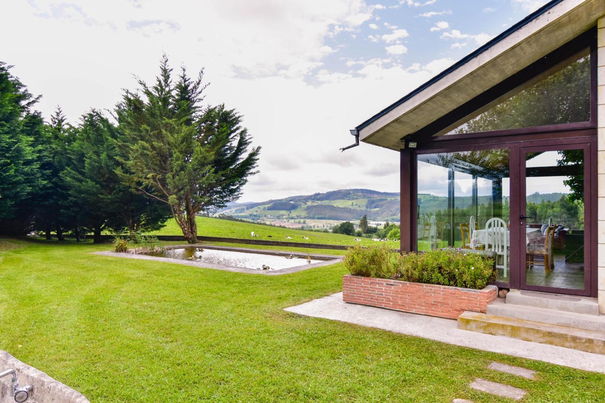 Villanueva Casa Con Gran Jardin Y Piscina En Cabarceno别墅 外观 照片