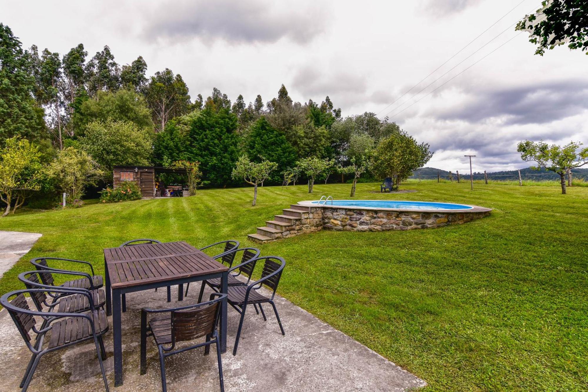 Villanueva Casa Con Gran Jardin Y Piscina En Cabarceno别墅 外观 照片